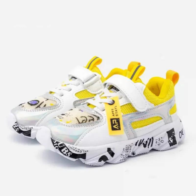 Весенне-Осенняя детская обувь спортивная для мальчиков и девочек модные удобные