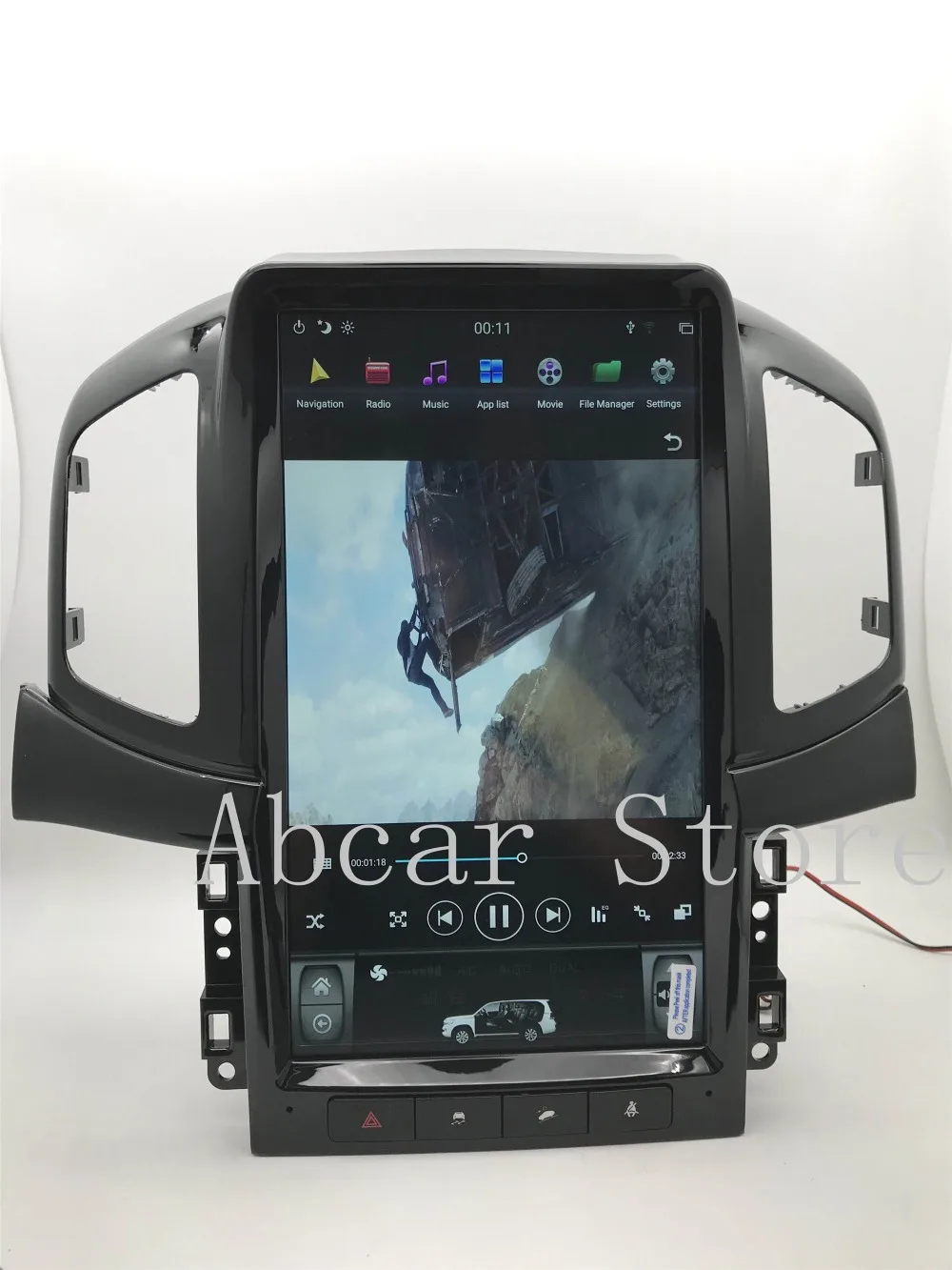 13,6 ''Tesla стиль Android 8,1 PX6 HDMI Автомобильный dvd-плеер gps навигация для Chevrolet Captiva 2012- Радио Стерео ips аудио