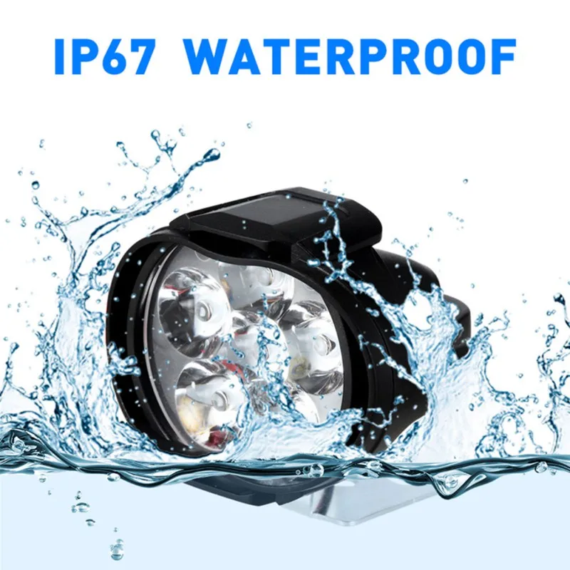 Новинка 2 шт. светодиодные фары для мотоцикла 10 Вт 1000 лм универсальные