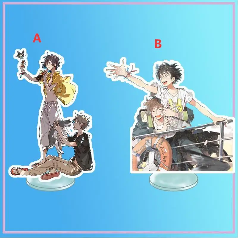 

Подставка для аниме Umibe no Etranger Chibana Mio Hashimoto Shun, акриловая фигурка, настольное украшение, 15 см