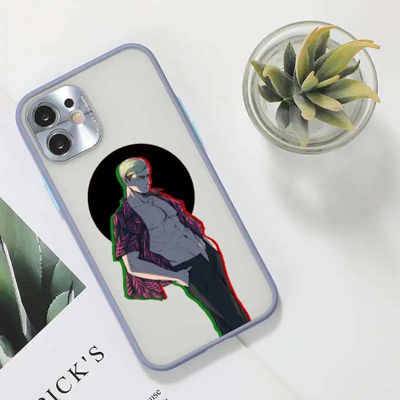 

Anime Attack on Titan Phone Case For iPhone 12 11 Mini Pro XR XS Max 7 8 Plus X Matte transparent Gray Back Cover