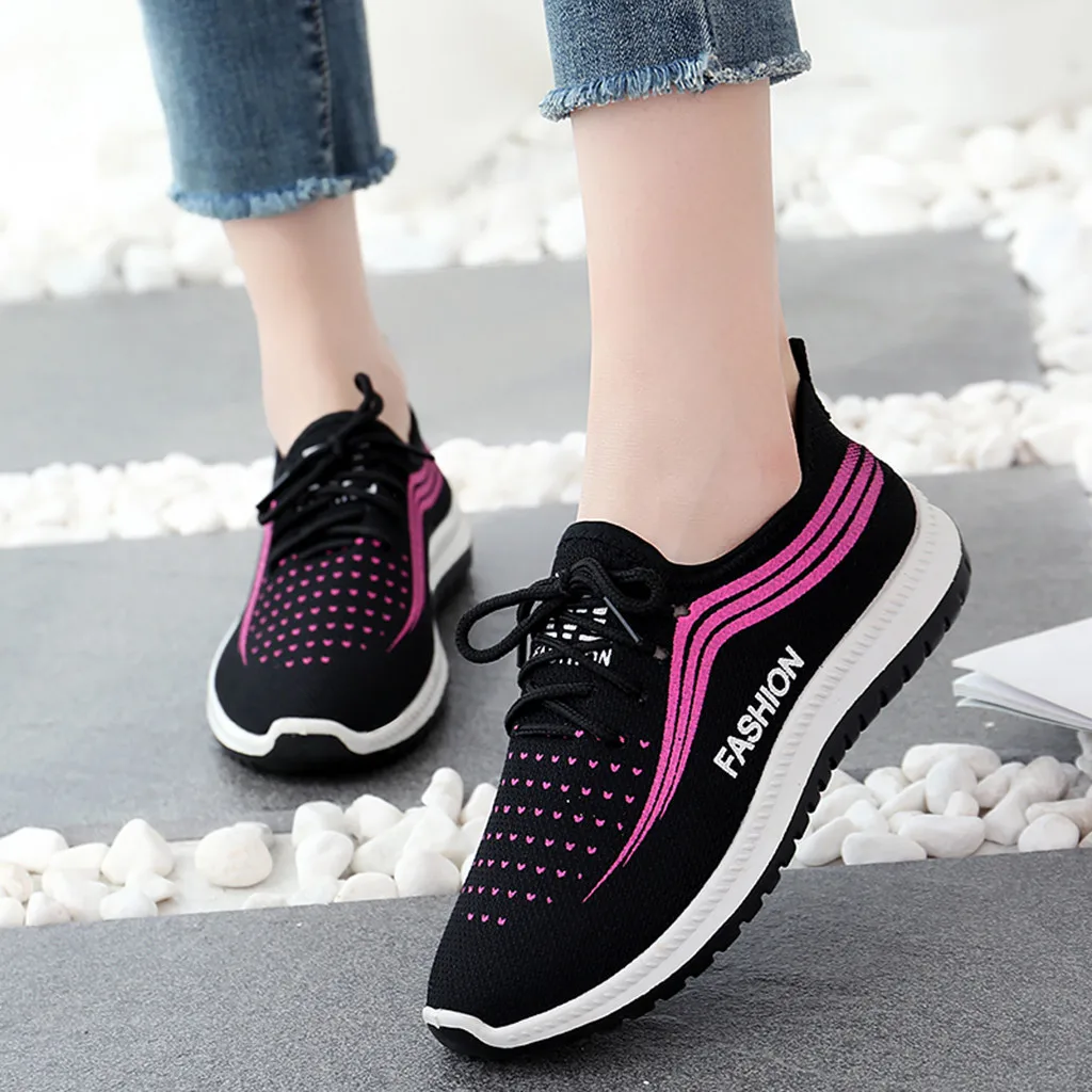 SAGACE женская обувь 2019 Модная Повседневная дышащая легкая на шнуровке Женская