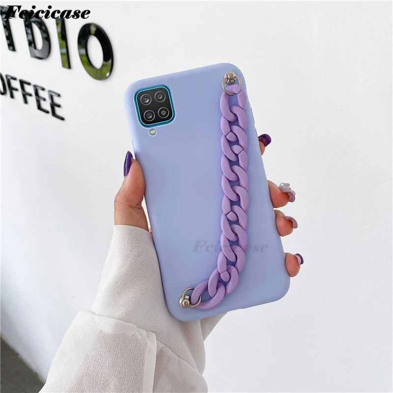 Чехол-браслет для Samsung Galaxy A22 4G 5G A82 A41 A32 A52 A72 A12 A31 S21 Ultra силиконовый ТПУ - купить по
