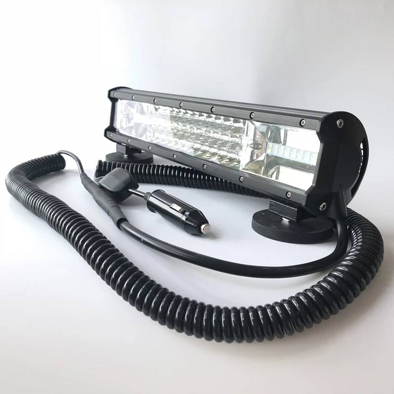 216w Whole set Неодимовый магнитный Монтажный кронштейн 216 Вт точечный/точечный комбинированный луч Автомобильный светодиодный светильник-бар внедорожный противотуманный светильник для вождения ATV SUV UTV рабочий светильник s - Цвет: 216w Whole set