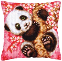 latch hook cushion kits ball pillows wedding fashion panda home decoration kits for embroidery unfinished latch hook pillow case