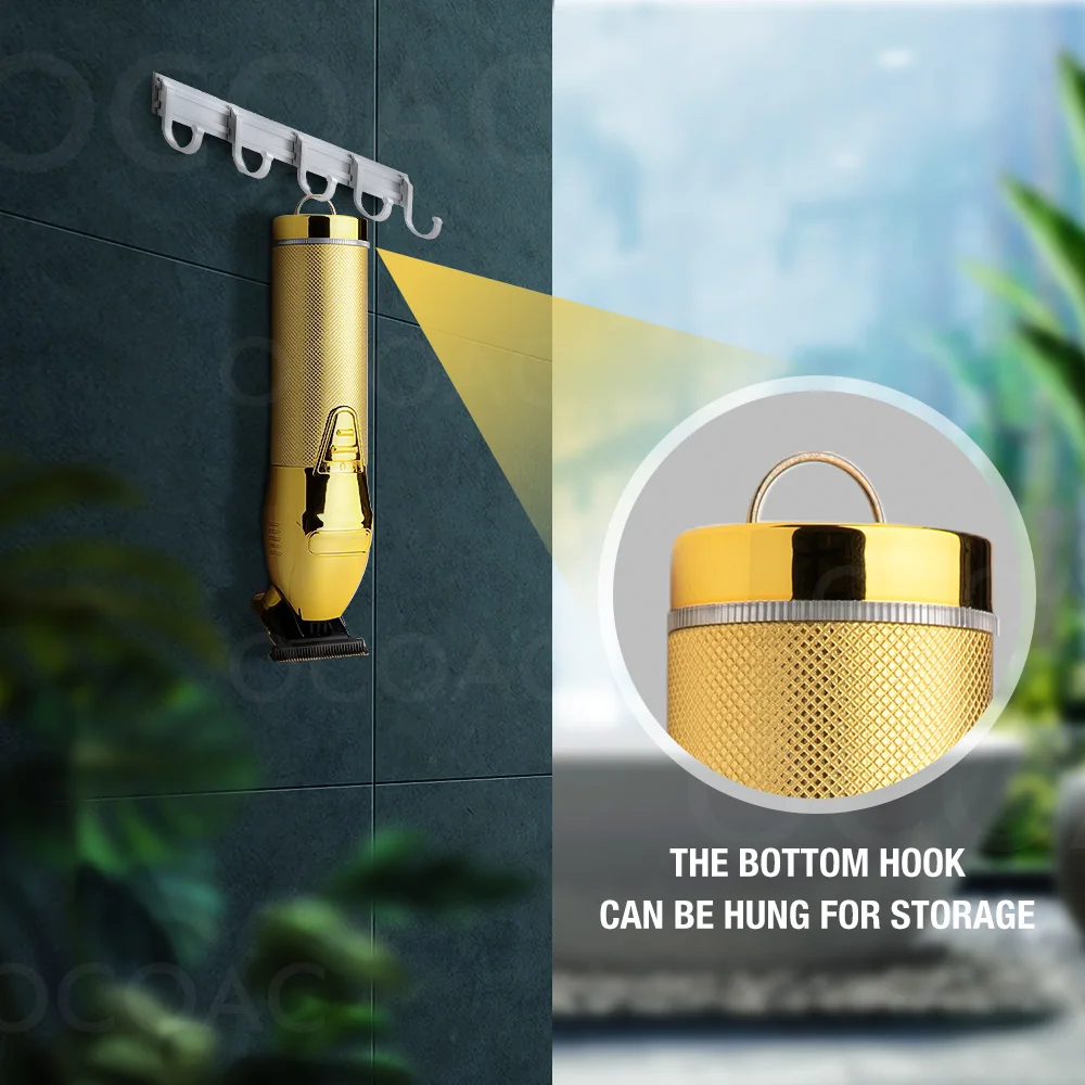 Золотой триммер для волос мужчин Профессиональная Парикмахерская Машинка