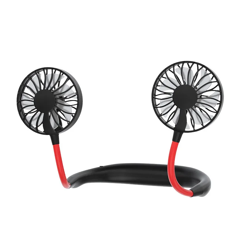 

New Handheld Pocket Cartoon Fan USB Charging Clip Lazy Desktop Mini Halter Little Fan Gift