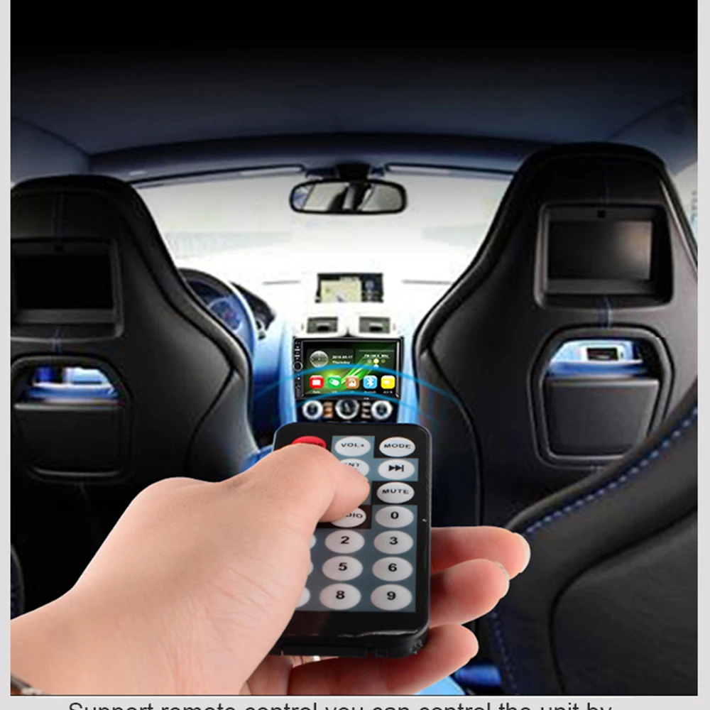 Carsanbo 7 дюймов Автомобильный плеер Авто 2din Поддержка Bluetooth Зеркало Ссылка FM Радио