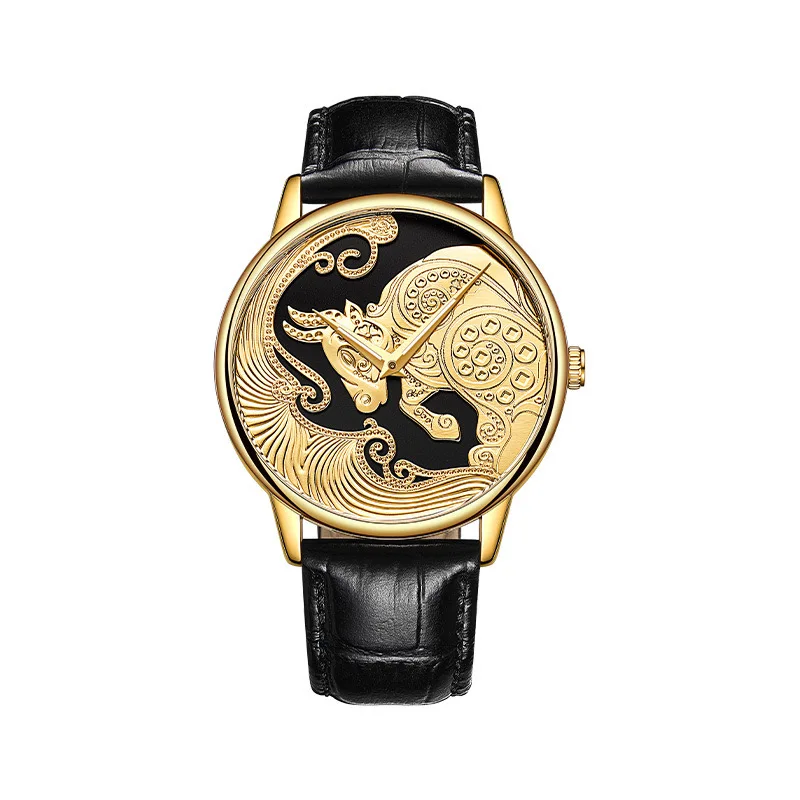 

2021 New Zodiac Couple Watch Waterproof Fashion Trend Luxury All-match Casual Men's and Women's Quartz Watches WA155