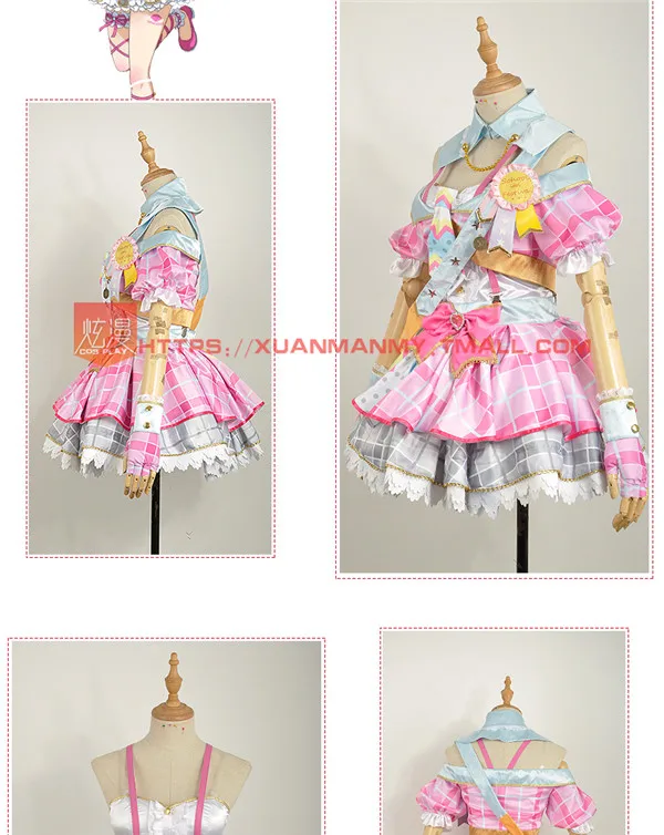 LoveLive! Awaken Yazawa Nico Hoshizora Рин аясе Эли Косака Хонока косплей костюм Хэллоуин Униформа рождественское праздничное платье