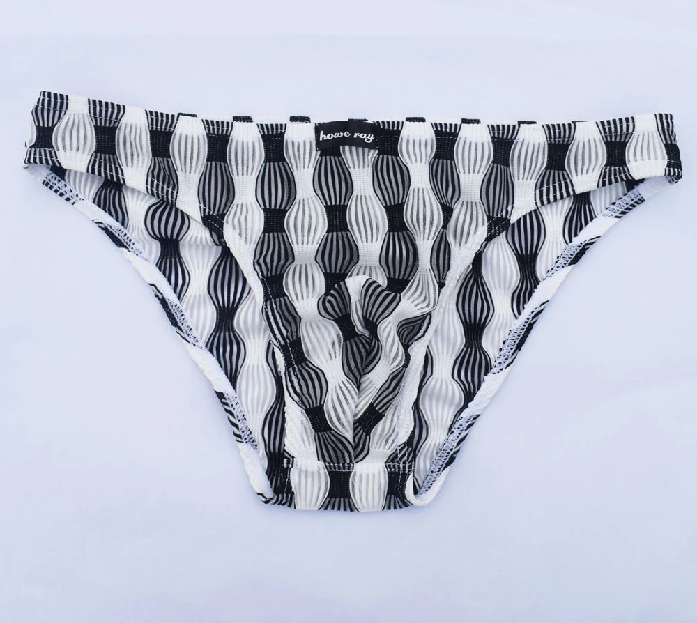 Бренд 2020 мужское нижнее белье для геев полосатые сетчатые трусы сексуальное