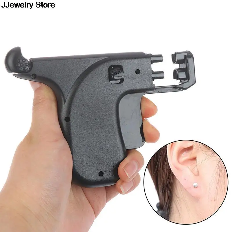 No Pain Professional Safety Ear Piercing Tool Double Pistol Plug Stud Earrings Body Jewelry 1pc | Украшения и аксессуары