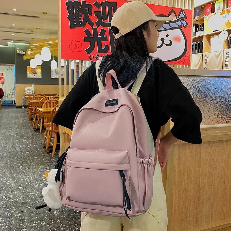 

Модный холщовый рюкзак для женщин, Сумка с защитой от кражи, школьный ранец для девочек-подростков, Женский дорожный портфель