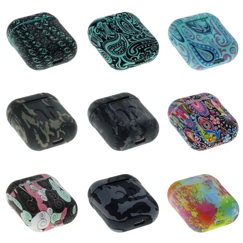 

Beautiful Anti-lost Protective Case Silicone Shockproof Protector Cover Skin With Carabiner For Airpods 19QA