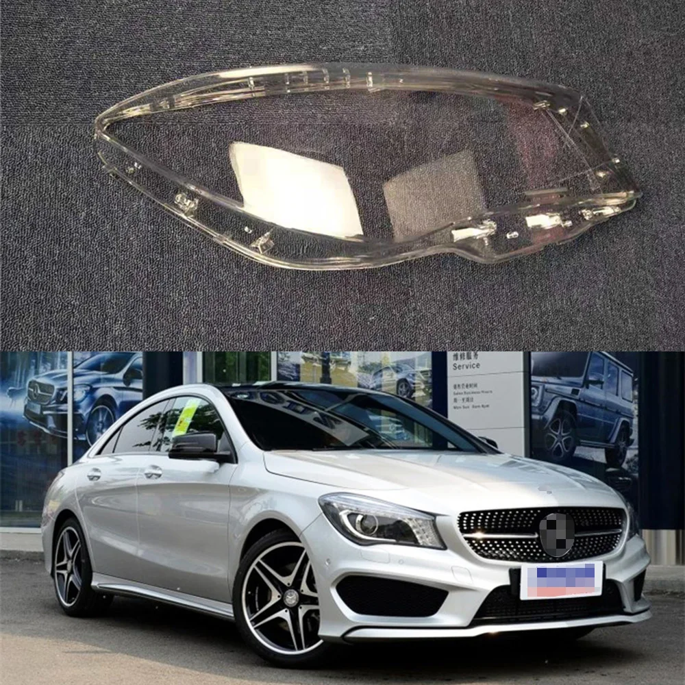 Рассеиватель фары для Mercedes Benz W117 CLA 180 200 220 250 260 2013 ~ 2016 головной светильник крышка