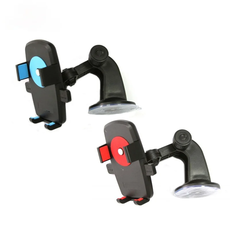 

Mobile Phone Holder, Universal Smartphone Car with Suction Cup / Velcro, Black-red/black-blue Car Accessories for Girls and Boy