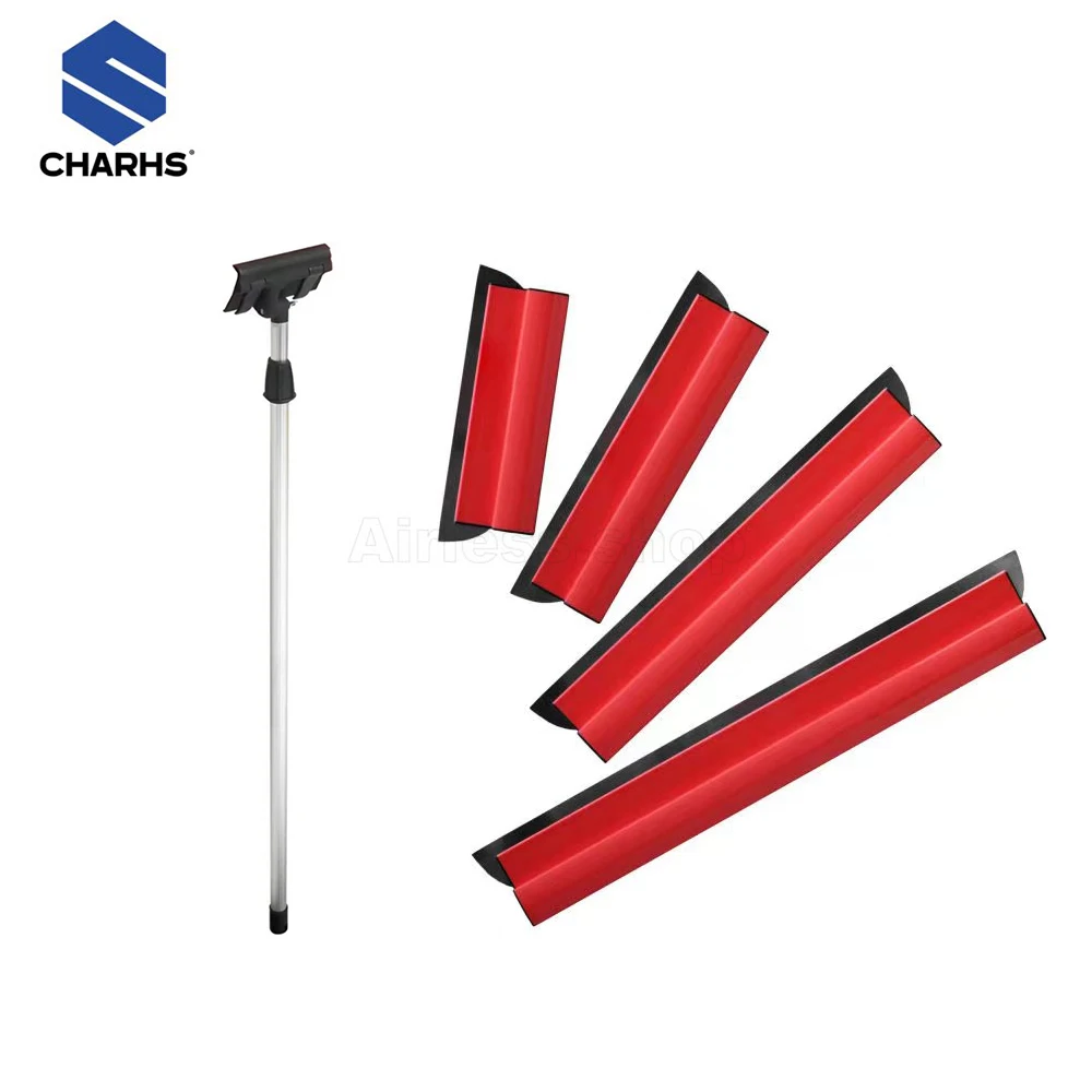 

CHARHS Drywall Smoothing Spatula Handle set for Wall Tools Painting Skimming 40/60/80/100cm Flexi Blade Finishing Spatula Tool