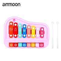 ammoon sy 73 2 in 1 xylophone piano keyboard early education musical instrument mini toys with mallets for children toddlers