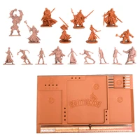 scale die casting resin made board game model war chess running group endless killing characters unpainted