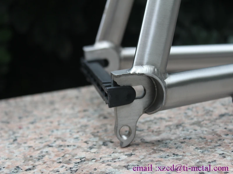 titanium TT bicycle frame with normal head tube and breeze dropouts BSA thread BB shell | Спорт и развлечения