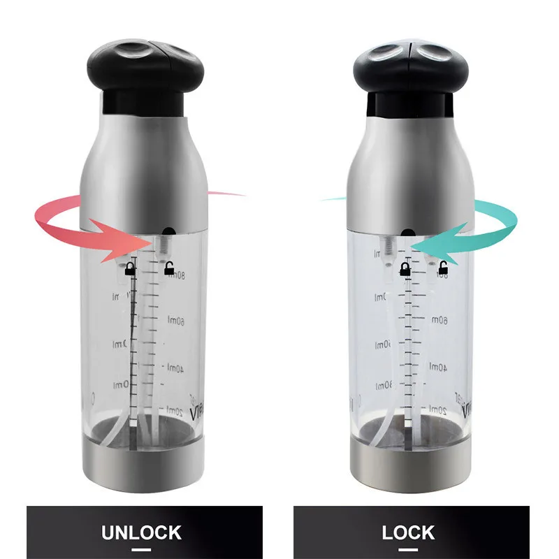 

Oil Pot Stainless Steel Pressed Fuel Injection Bottle Seasoning Bottle BBQ Olive Oil Sprayer Oil Vinegar Bottle Kitchen Tools