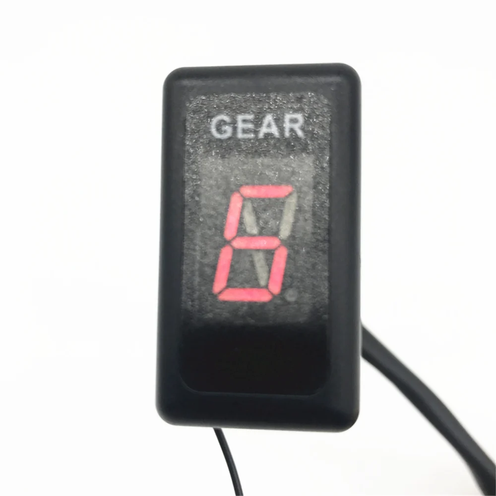 New Style 6 Speed Universal Motorcycle Digital Display Led Motocross Off-Road Moto Light Neutral Gear Indicator Monitor