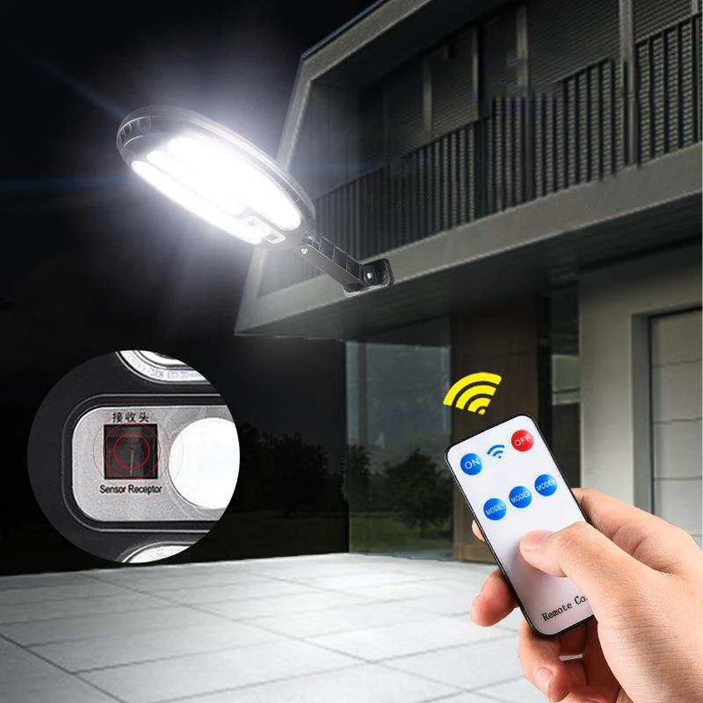 

Automatic COB Street Outdoor Solar Lamp PIR Motion Sensor Wall Light Waterproof Street Lamp Human Induction Garden Light