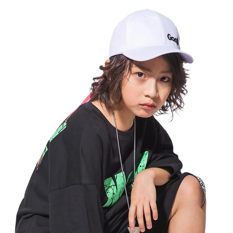 

Крутая детская танцевальная шапка для больших мальчиков и девочек бейсболка в стиле хип-хоп для детских выступлений 3 цвета белый красный ч...