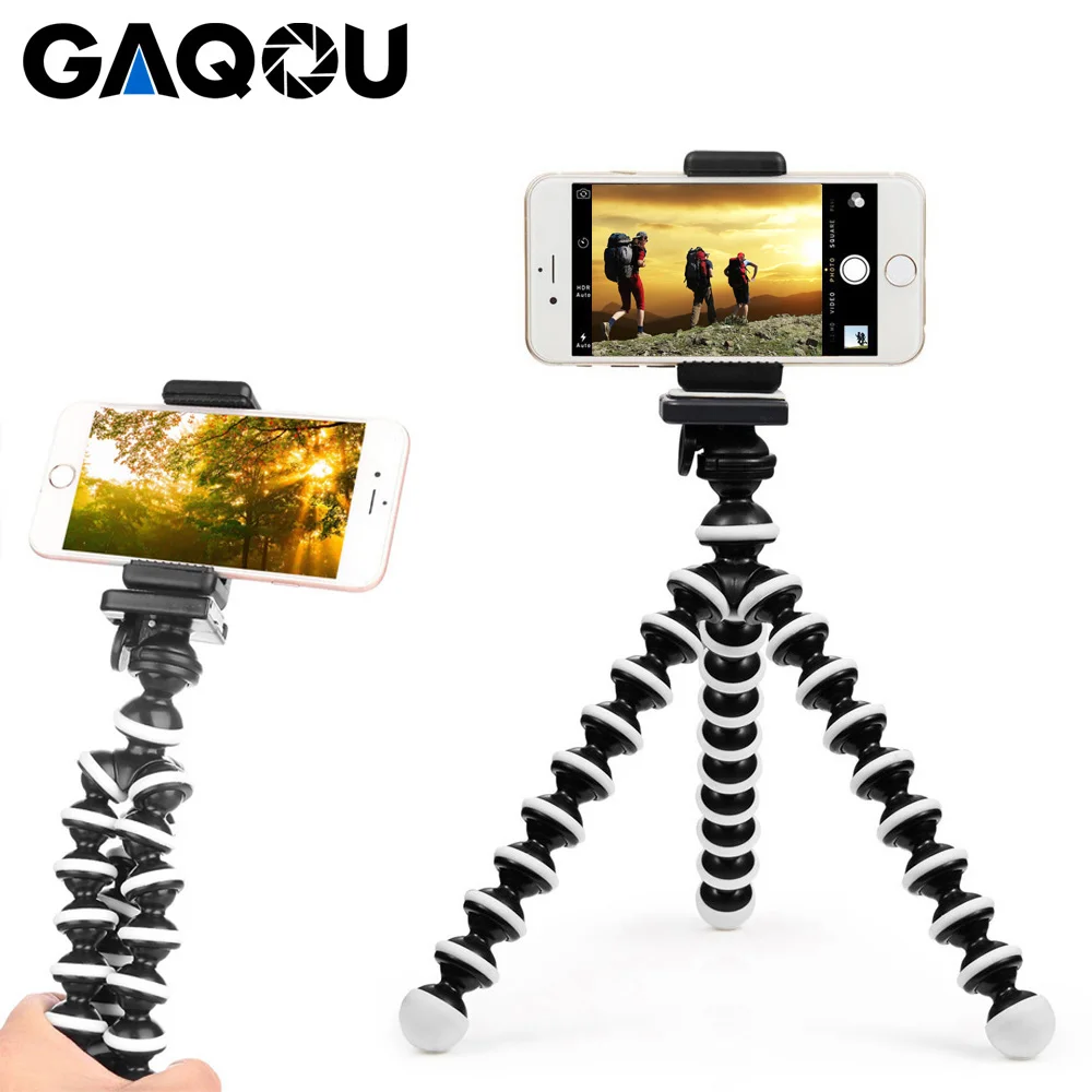 GAQOU Мини Гибкий Мобильный телефон штатив Gorillapod для iphone GoPro монопод для цифрового однообъективного зеркального фотоаппарата Statief смартфон Стенд аксессуары
