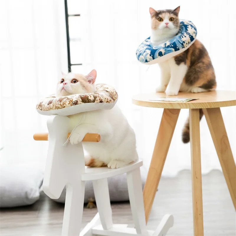 Pet Supplies Cat Hood Toy Anti-biting Ring Anti-bite Protective Cover New Dog Collars German Shepherd Puppy Collar |