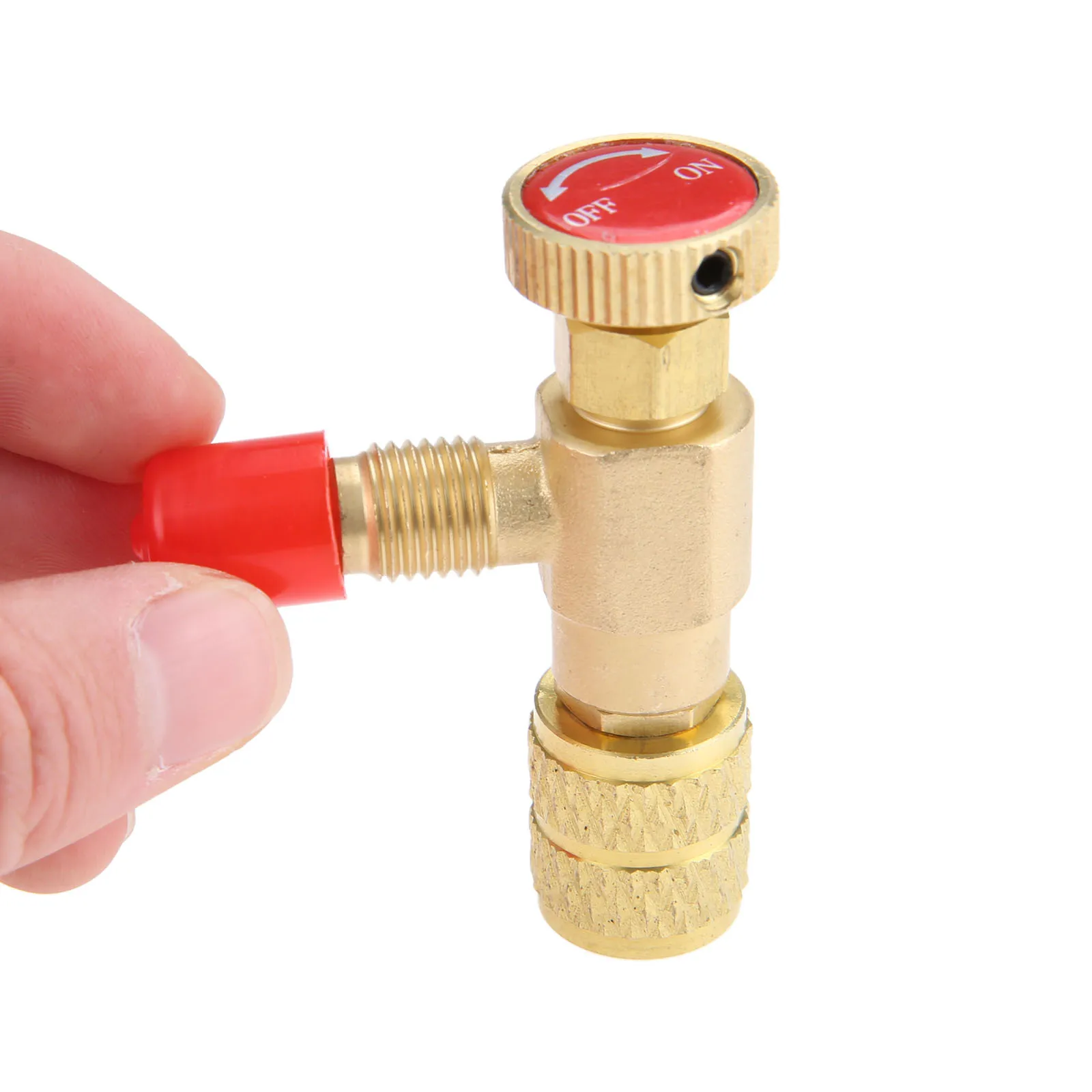 Yetaha Холодильный предохранительный переходник для зарядки R410A латунный 5/16