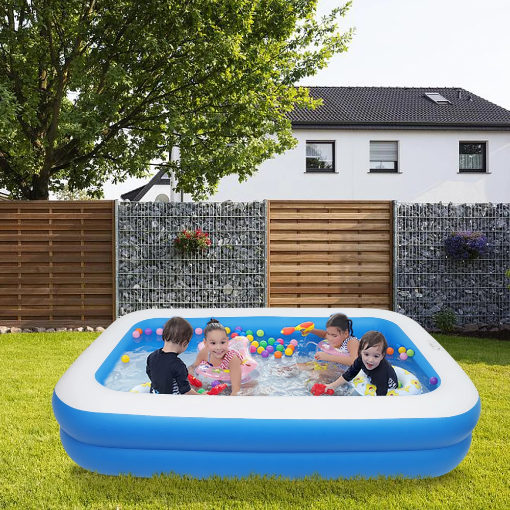 

Outdoor bath Summer Inflatable Swimming Pool Backyard Inflated Bathtub Garden Kid Bathing Tub above Ground Pool