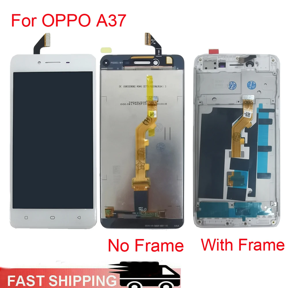 5 0-дюймовый ЖК-дисплей для OPPO A37 ЖК-экран сенсорная панель сенсор дигитайзер