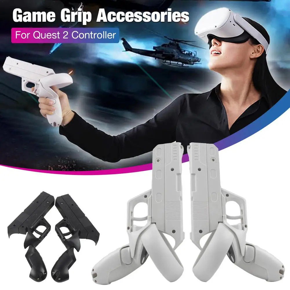 

Oculus 2 Gun Stock VR аксессуары для стрельбы Game Grip Stock захватывающие захваты для контроллера Oculus Quest 2