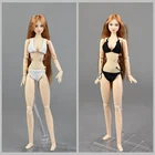 Комплект нижнего белья, белые и черные бикини, женская одежда для 16 BJD Xinyi, кукла Барби-солдат