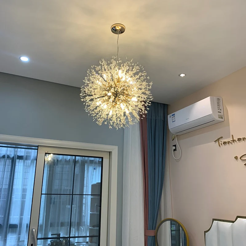 Скандинавская гостиная спальня люстра креативная столовая Бар Люстра веб звезда