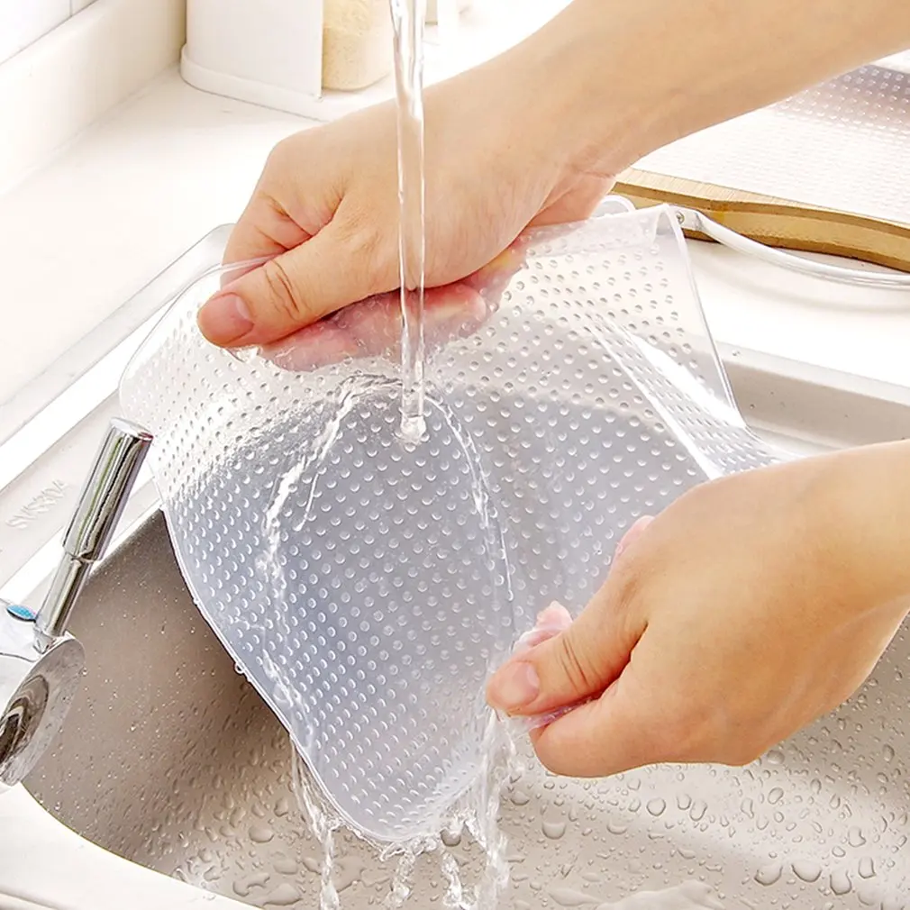 1pcs Food Fresh Keeping Wrap Kitchen Tools Reusable Silicone Wraps Seal Vacuum Cover Stretch Lid Accessories | Дом и сад