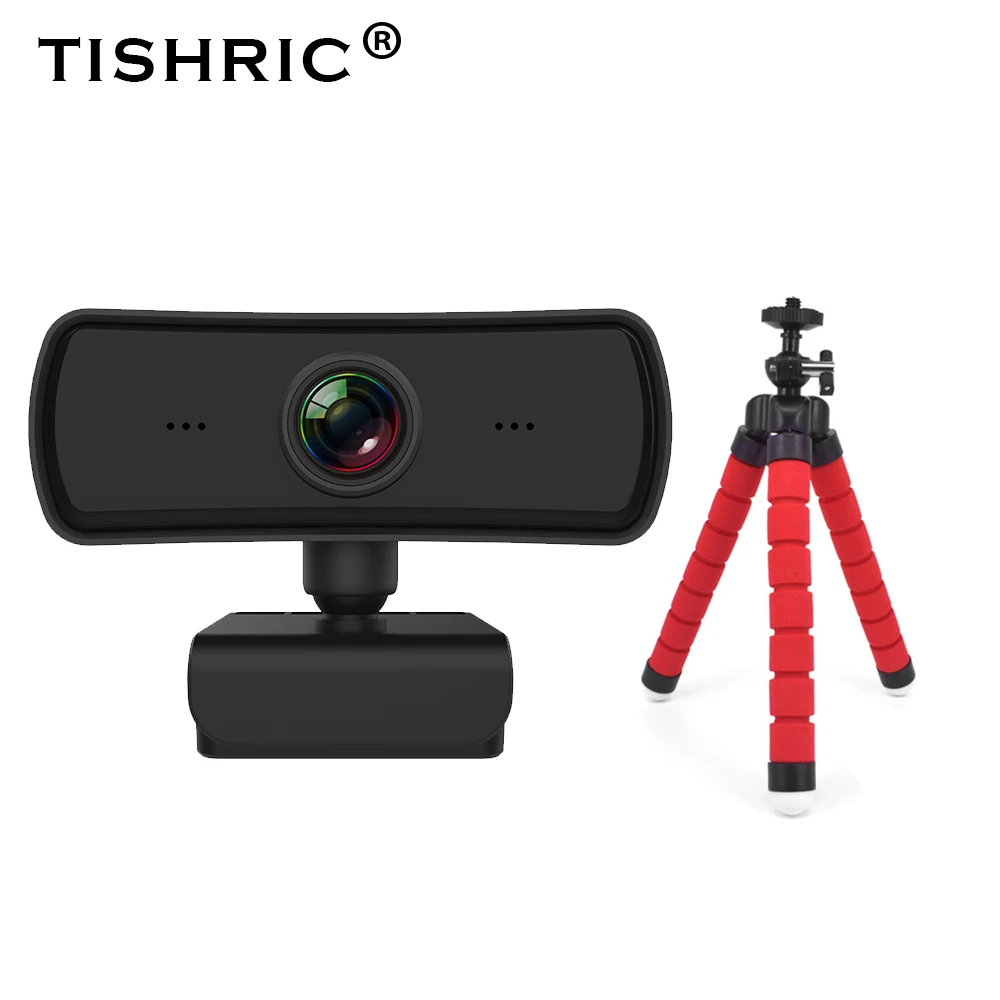 TISHRIC 2K USB веб-камера с разрешением Full HD 1080P веб-Камера для компьютера Камера