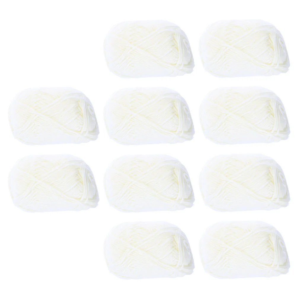 

10 rolls of Useful Rope Knitting Rope Cotton Rope for Home Sewing