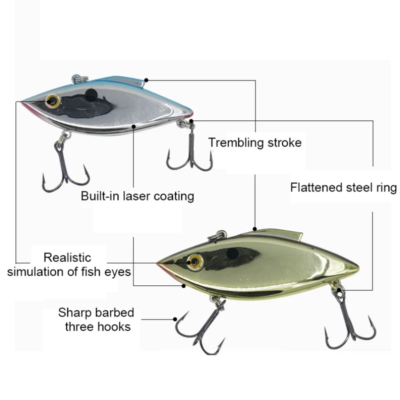 5pcs 3D Fishing Lure Set Artificial Hard Baits With Treble Hook Eyes Sinking Wobbler Tackles Accessori AHPU | Спорт и развлечения