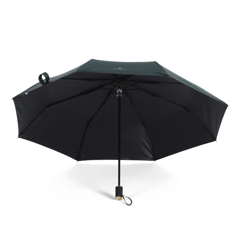 Зонт женский виниловый складной с защитой от ультрафиолета и дождя|Зонтики| |