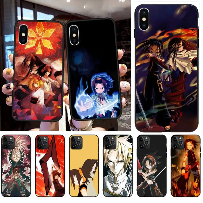 

Anime Shaman King Painted Phone Case for iPhone 11 pro XS MAX 8 7 6 6S Plus X 5S SE 2020 XR case