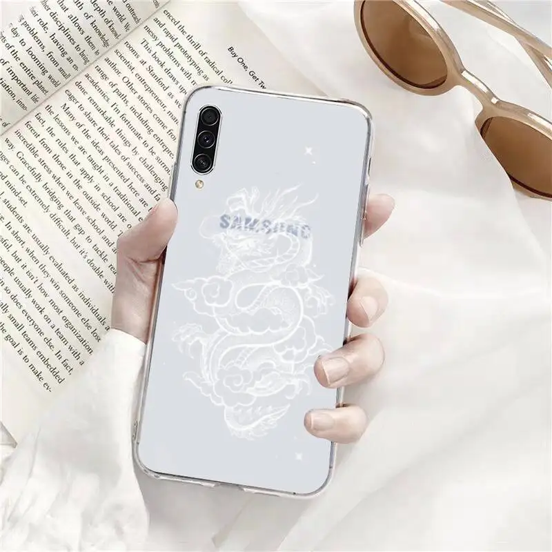 

Dragon animal cool China Phone Case Transparent for Samsung A71 S9 10 20 HUAWEI p30 40 honor 10i 8x xiaomi note 8 Pro 10t 11