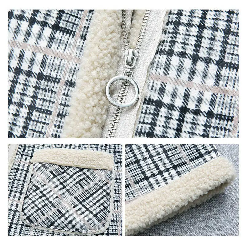 

New product Fashion Women Fur coat Imitation lambs wool Winter coat warm Winter jacket