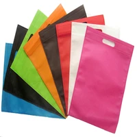 20 pieceslot custom printed logo gift non woven storage bagpromotion hand handle non woven cloth bag for fashionshopping bag