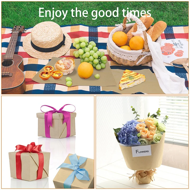 Мясная крафт-бумага в рулоне пищевая упаковочная бумага все натуральные Fda