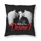 Наволочка для подушки Lucifer Morningstar, что вы по-настоящему желаете, домашняя декоративная наволочка для подушки из ТВ-сериала, наволочка для дивана с принтом