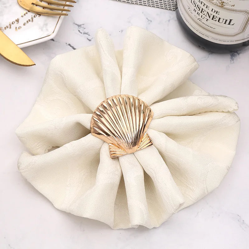 

Free Shipping(10pcs/lot)5Styles Shell Napkin Rings Natural Shell Napkin Holders Coastal Beach House Table Decor