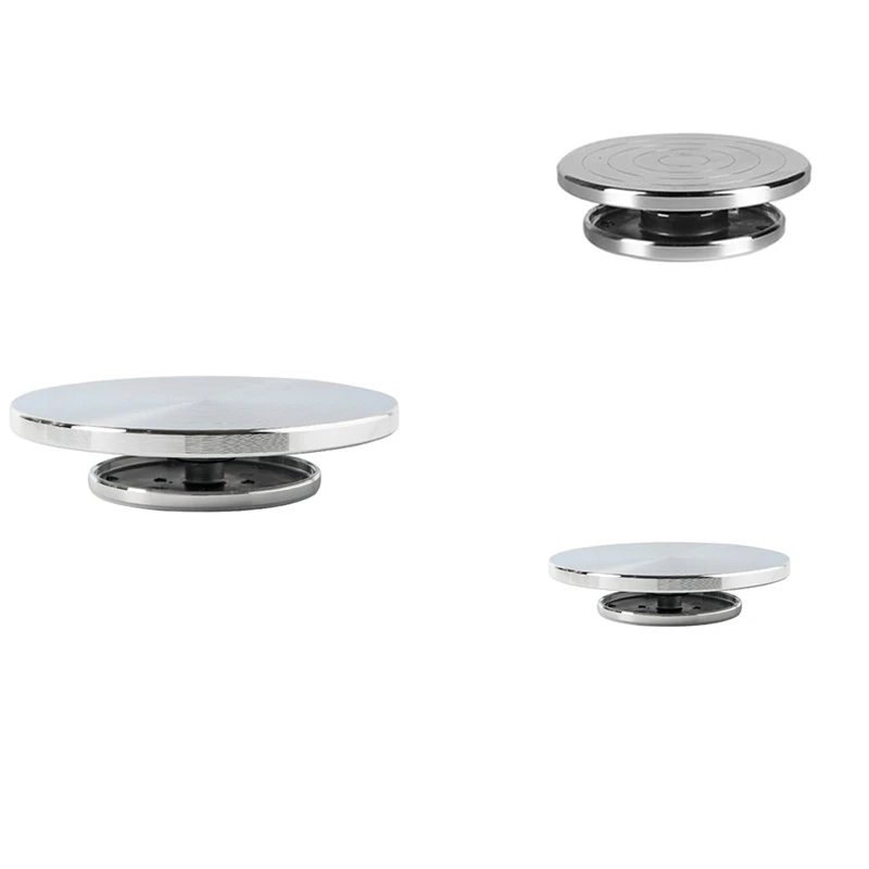 

Double Face Use Aluminum Alloy Turntable for Ceramic Clay Sculpture Platform Pottery Wheel Rotating Tools