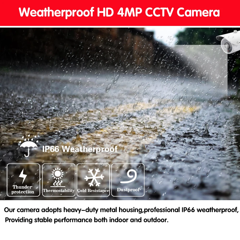 NIVISION 8CH H.265 HD Камера Системы 4.0MP 2560*1440P открытый 8-канальный видеорегистратор AHD DVR Kit 8Ch, для наблюдения, безопасности, CCTV, Камера Системы